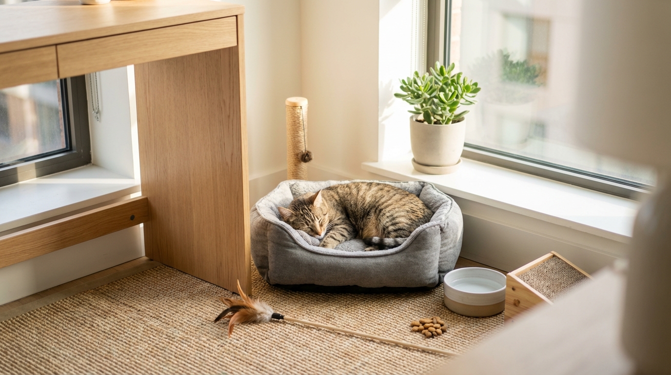 Chat sédentaire et obésité : exercices simples pour le remettre en mouvement